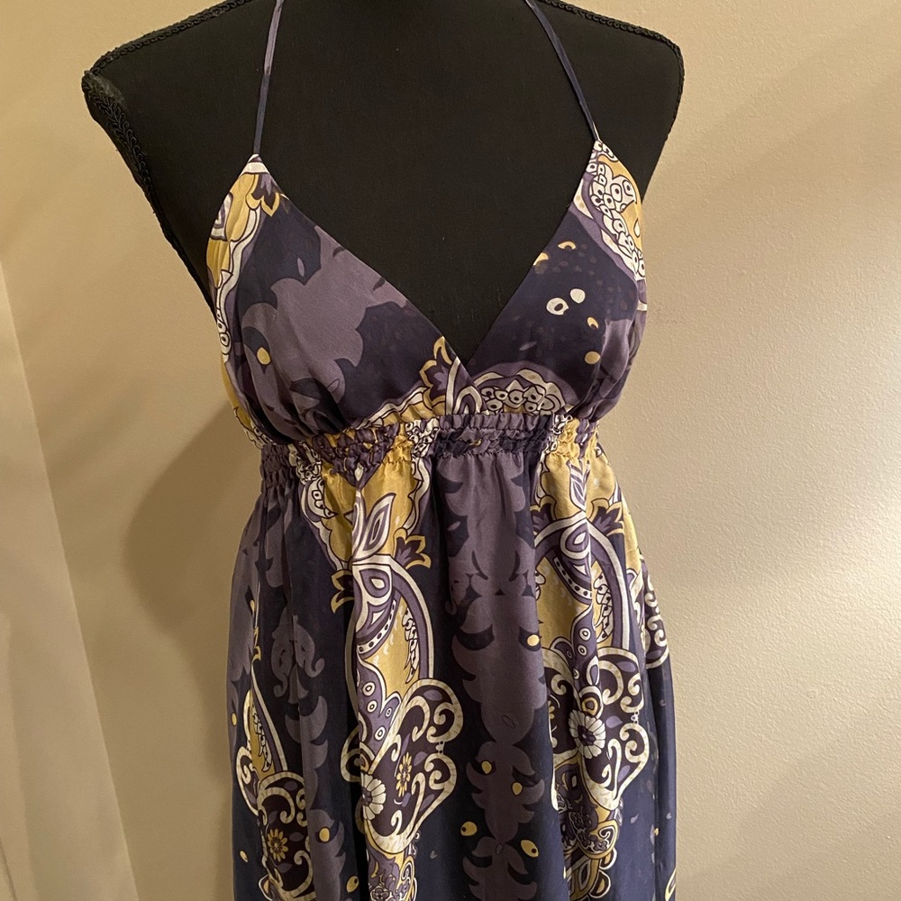 100% silk maxi dress - Picture 7 of 13
